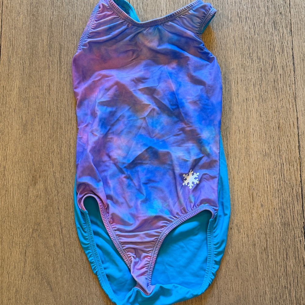 Colorful Tie-Dye Leotard